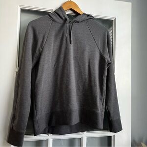 Theory Men's Dark Gray Crewneck Hoodie